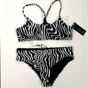 RSQ Girls Wavey Bralette Bikini Set